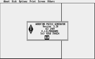 Wordfind Puzzle Generator — screenshot 1